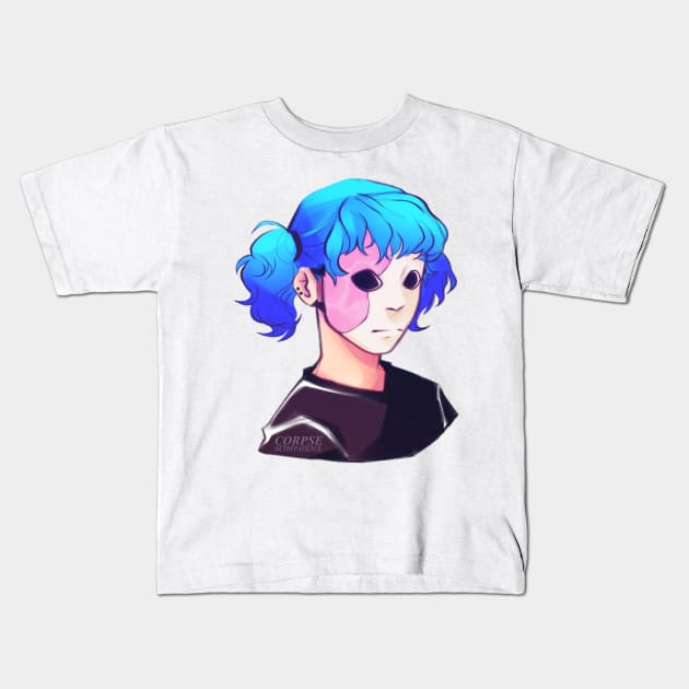 Sally Face v1 Kids T-Shirt by outofsin